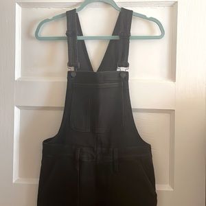 Madewell Black Denim Overalls